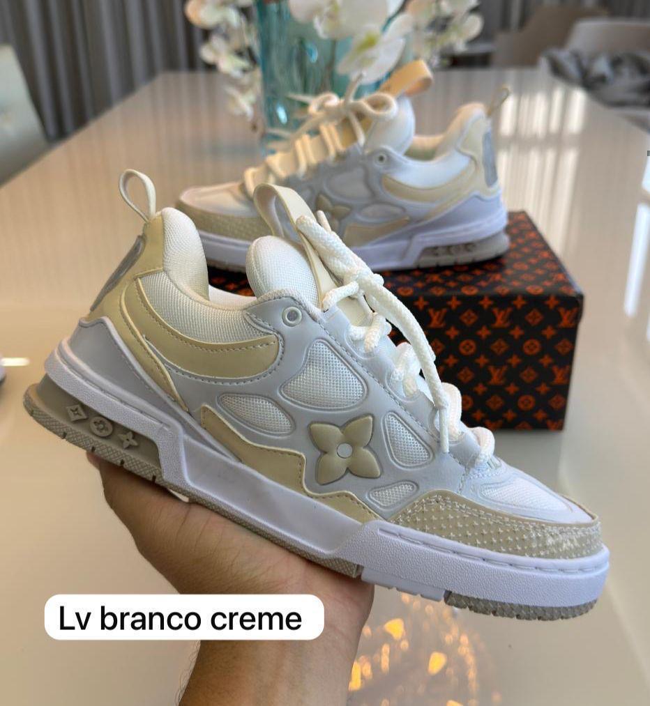 Zapatilla Roma LV Crema