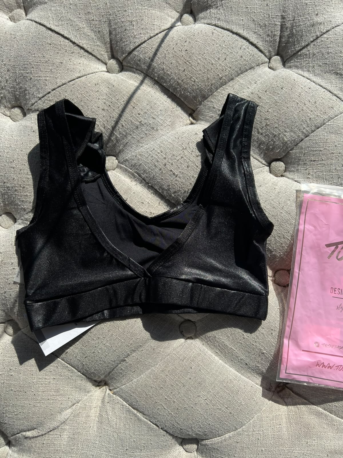 Top Negra Noir Shine